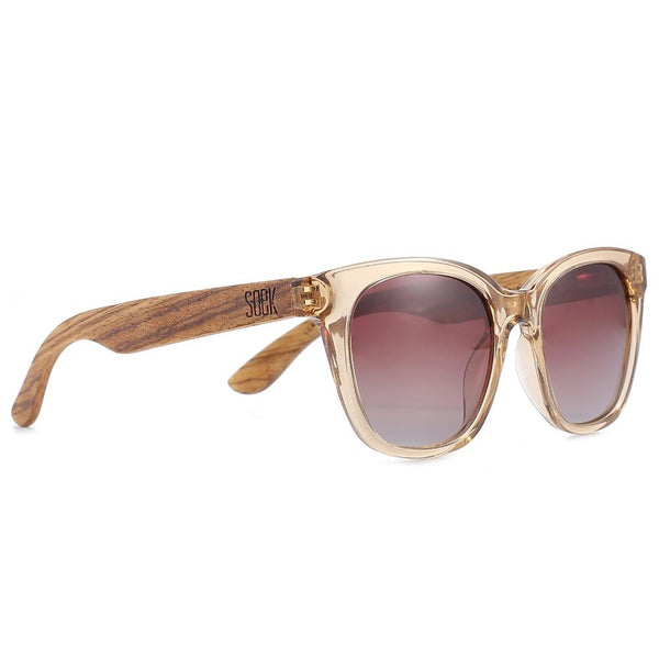 LILA GRACE CHAMPAGNE SUNGLASSES