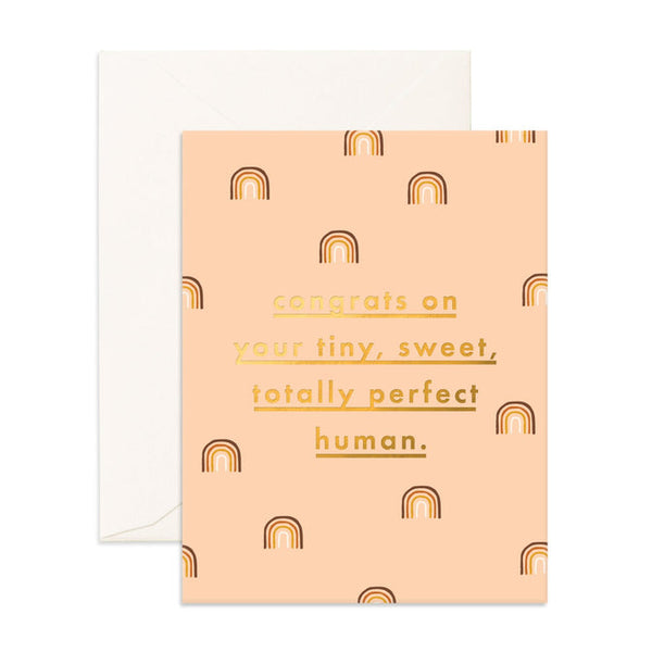 CONGRATS TINY HUMAN CARD