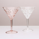 FLEMINGTON ACRYLIC MARTINI GLASS - CLEAR