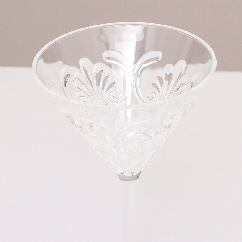 FLEMINGTON ACRYLIC MARTINI GLASS - CLEAR