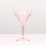 FLEMINGTON ACRYLIC MARTINI GLASS - PINK