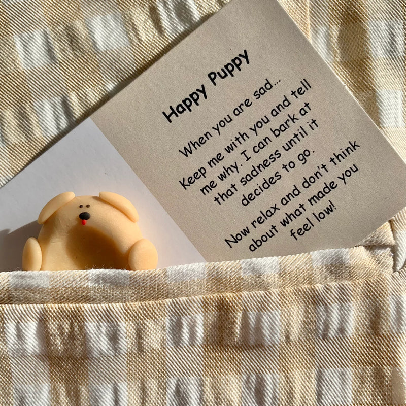 HANDMADE CLAY WORRY STONE
