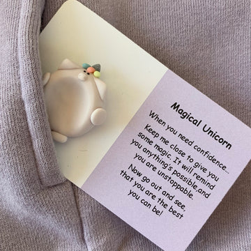 HANDMADE CLAY WORRY STONE