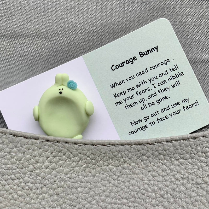 HANDMADE CLAY WORRY STONE