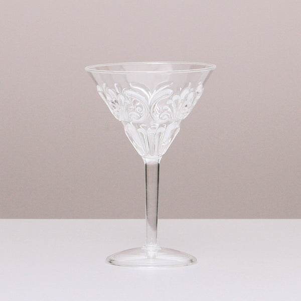 FLEMINGTON ACRYLIC MARTINI GLASS - CLEAR