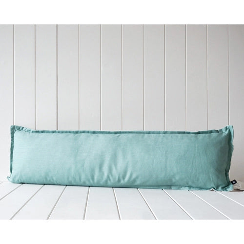 LONG LUMBAR CUSHION - LINEN - SAGE/NATURAL