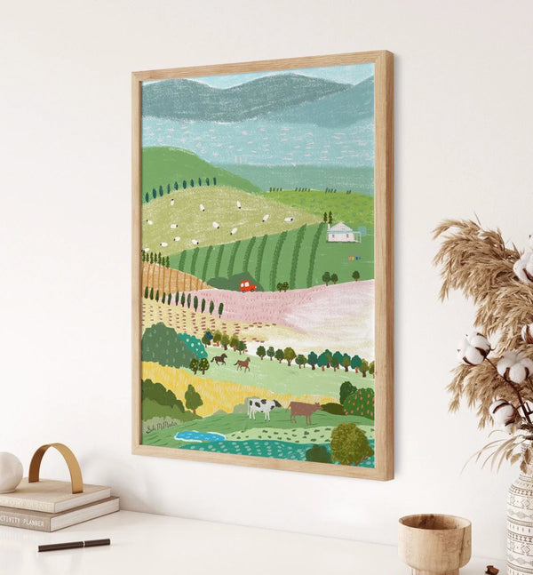 COUNTRY ARTIST PRINT