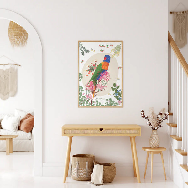 RAINBOW LORIKEET ARTIST PRINT