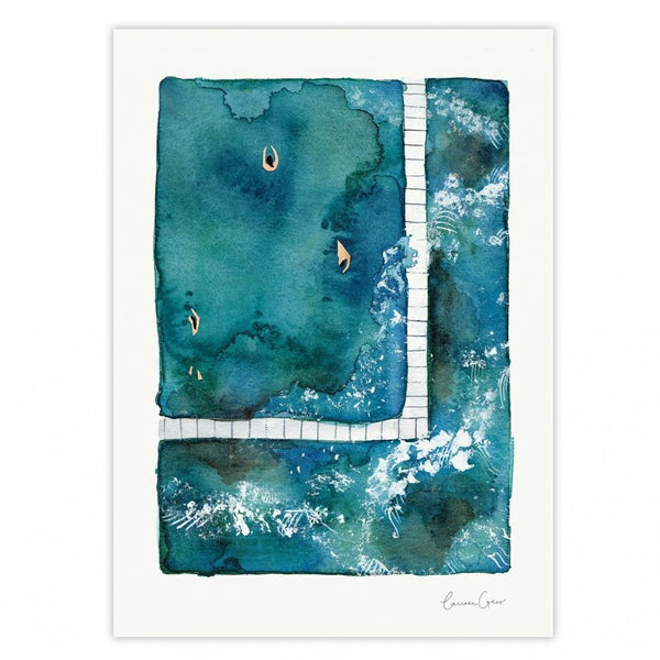 ARTIST PRINT - 'OCEAN BATHS'