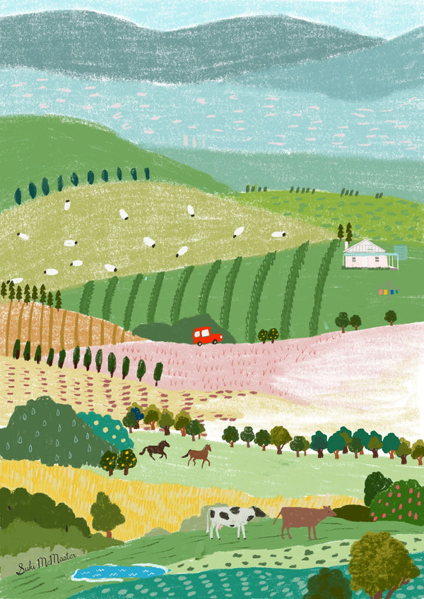 COUNTRY ARTIST PRINT